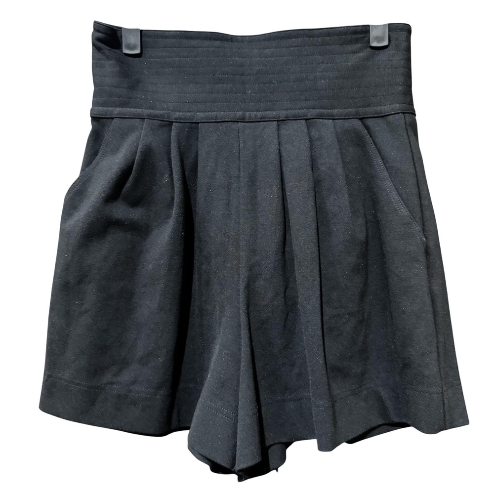 Marc by Marc Jacobs Shorts Womens Small Black High Waist‎ Belted Pleated Pockets
